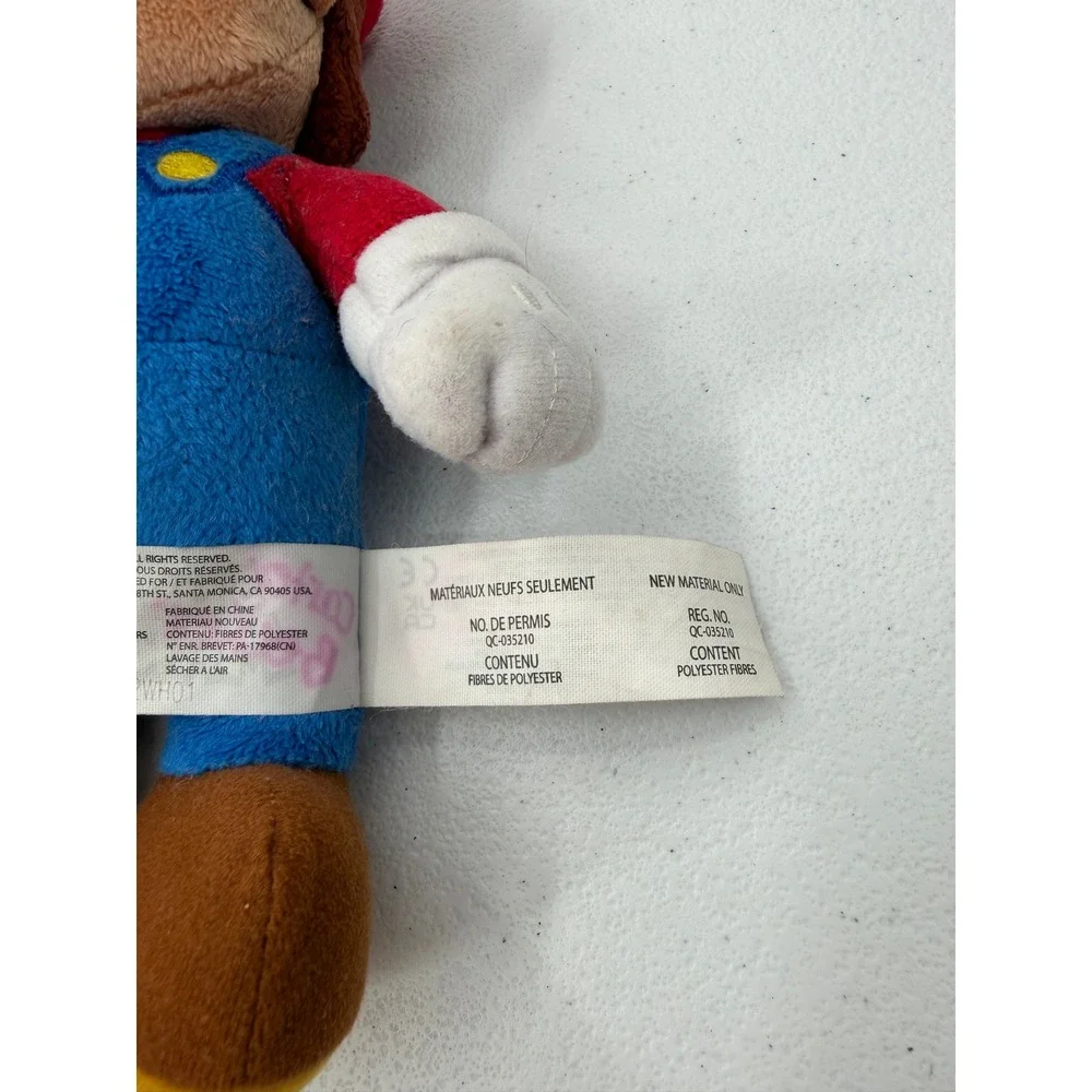 Nintendo Super Mario Plush Toy Lot Jakks Pacific Good Stuff 9-11 inch Red Blue